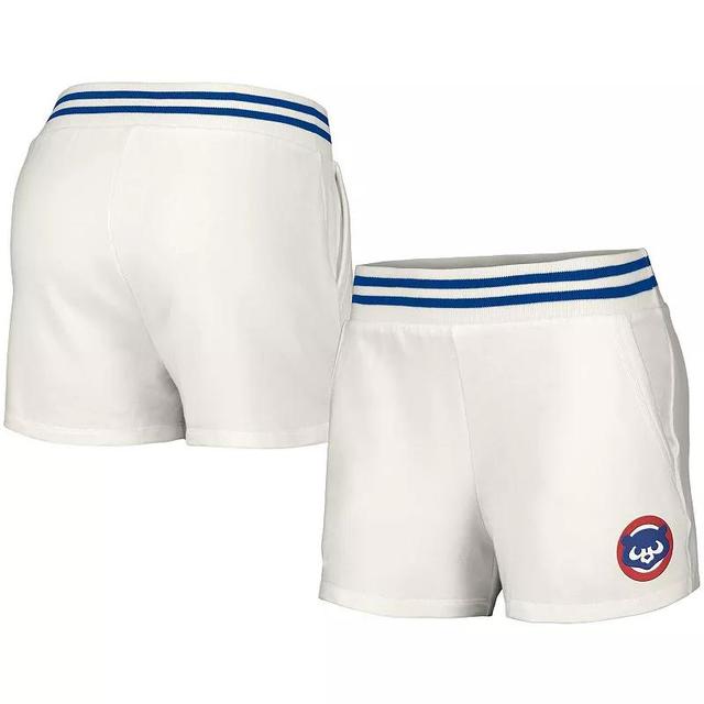 Womens Lusso Style Chicago Cubs Maeg Tri-Blend Pocket Shorts Product Image