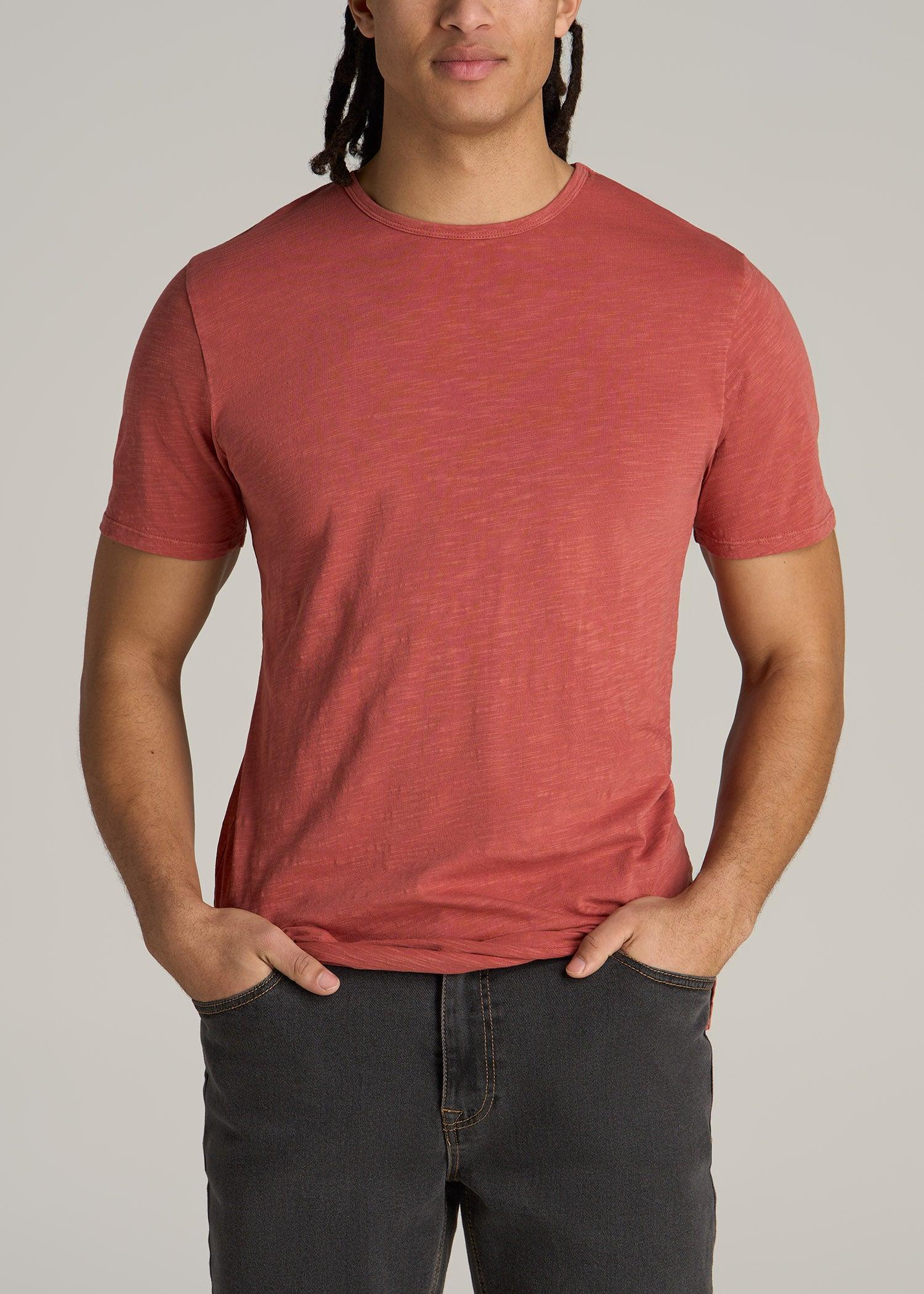 REGULAR-FIT Slub Tee in Charcoal - Tall Men's Shirts Male Product Image