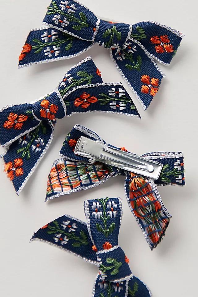 Printed Quincy Bow Set Of 4 Product Image