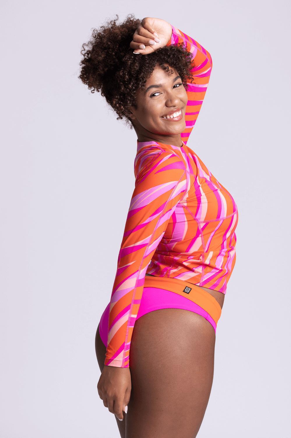 Hera Long Sleeved Rashie - Mystic Female Product Image