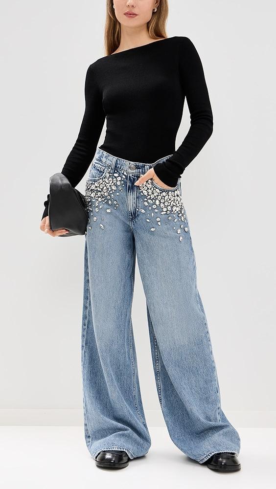 rag & bone Featherweight Sofie High-Rise Full Length Wide Jeans | Shopbop Product Image