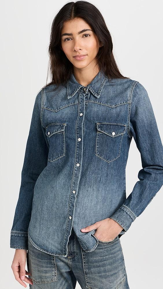 Nili Lotan Travis Denim Shirt | Shopbop Product Image