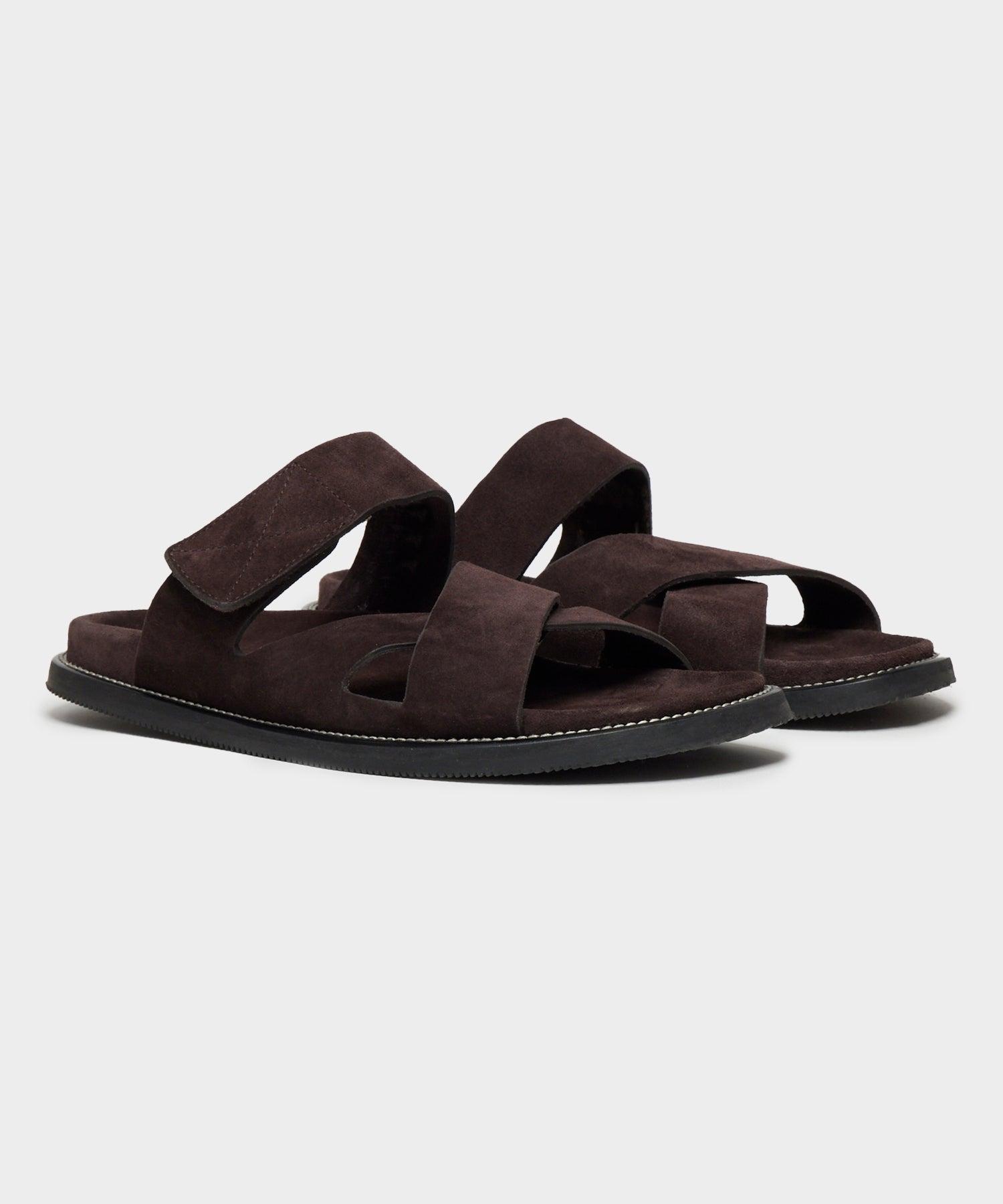 Nomad Suede Adjustable Crossover Sandal Product Image