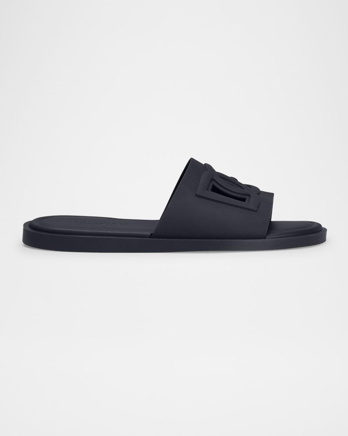 Mens Rubber Beachwear Pool Slides Product Image