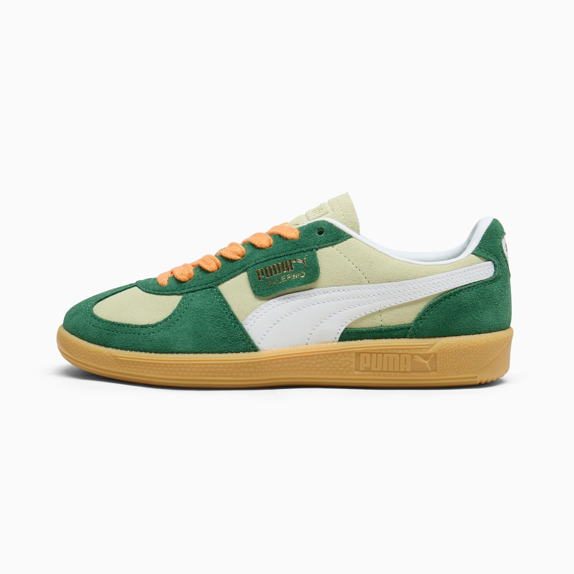 PUMA Palermo Women's Sneakers in Pistachio Green/Vine/Gum Product Image