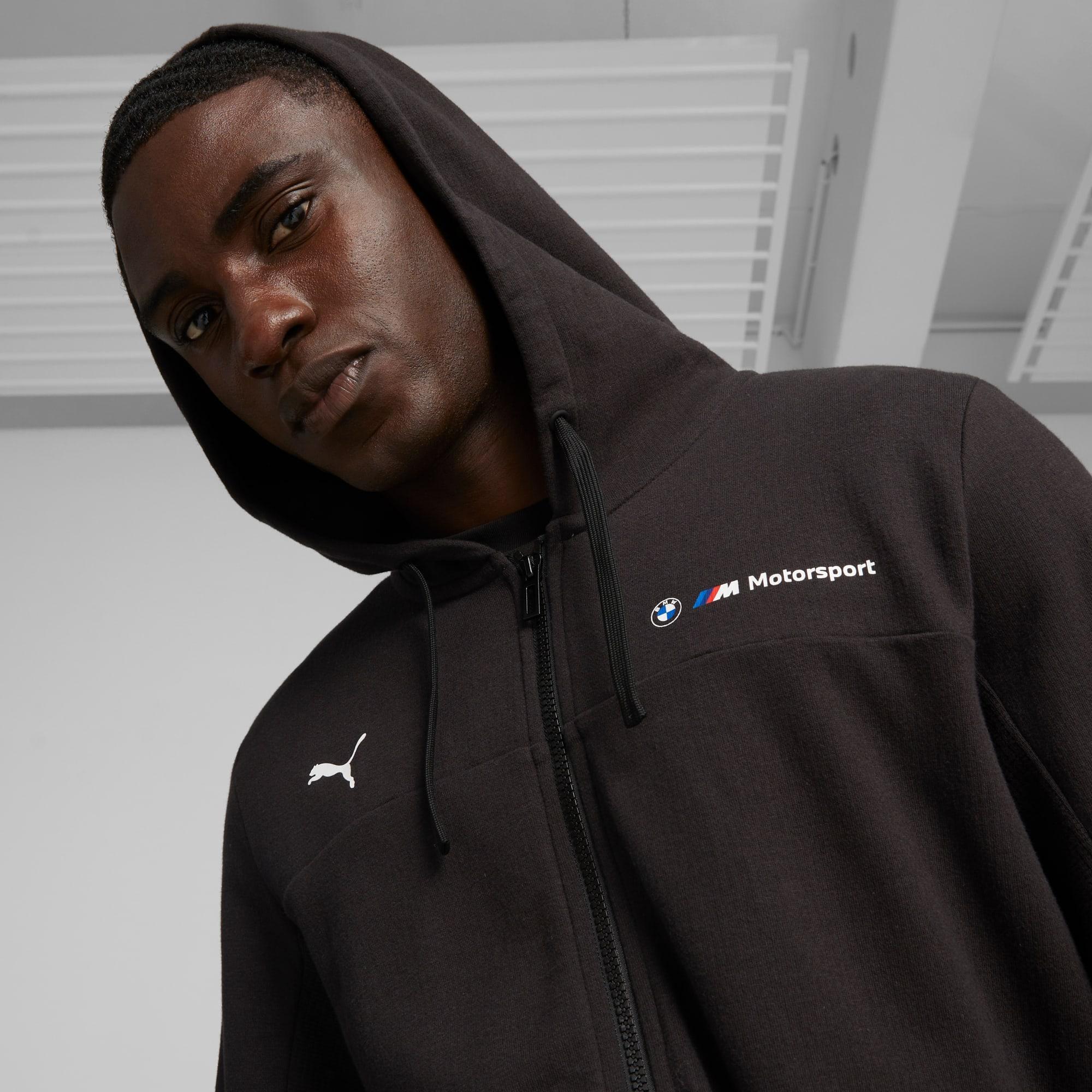 BMW M Motorsport Men's Hooded Sweat Jacket Product Image