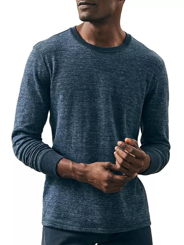 Cotton-Blend Crewneck Sweatshirt Product Image