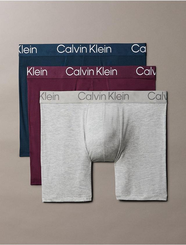 Calvin Klein Mens Ultra Soft Modern 3-Pack Boxer Brief - Multi - XL Product Image