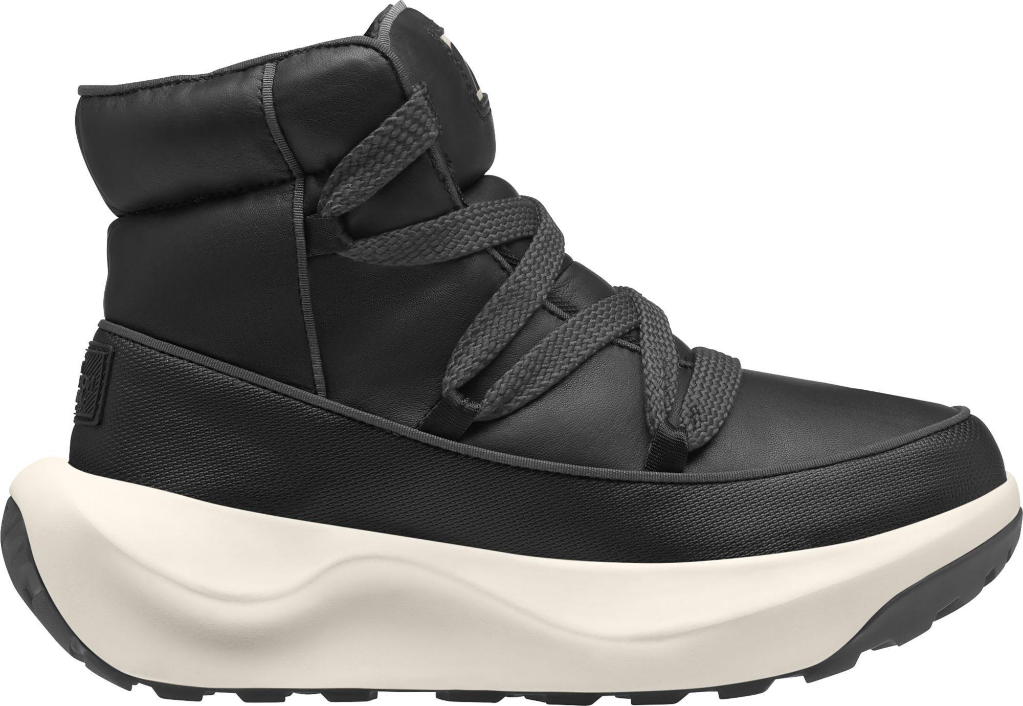 The North Face Womens Halseigh Thermoball Lace Waterproof Leather Platform Booties Product Image