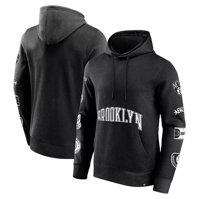 Mens Fanatics Branded Brooklyn Nets Home Court Pullover Hoodie Product Image