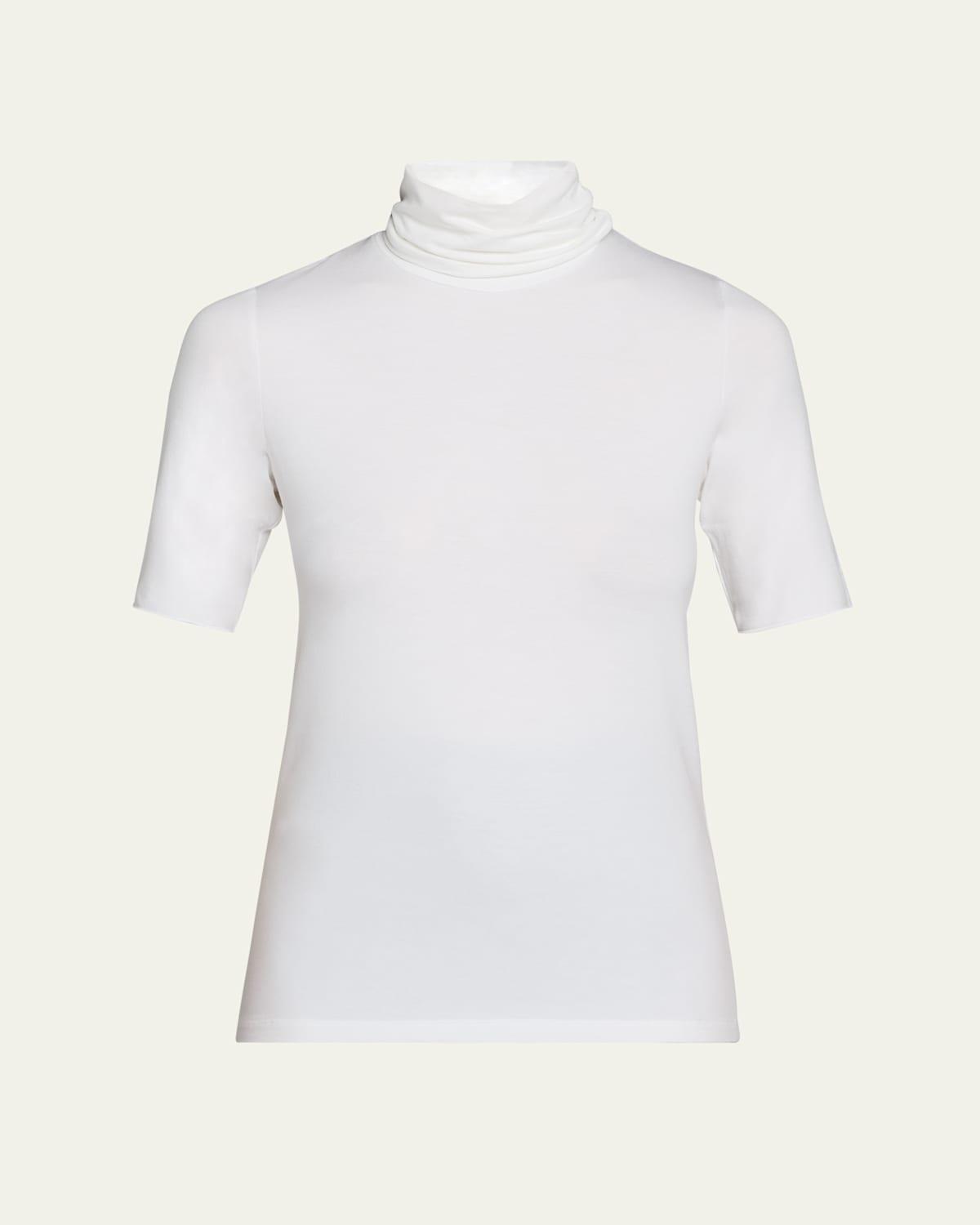 Womens Soft Touch Turtleneck Top Product Image