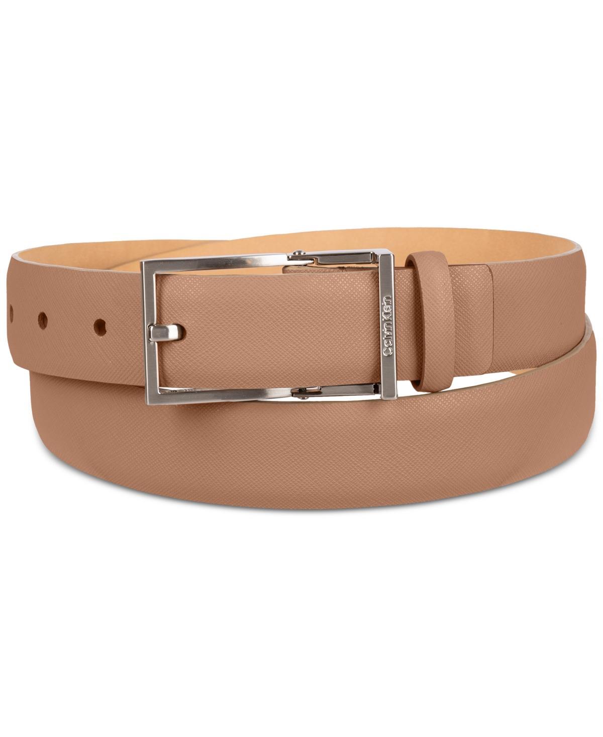 Calvin Klein Mens Hinge Harness Leather Belt Product Image