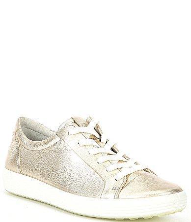 ECCO Soft 7 Mono 2.0 Leather Sneakers Product Image