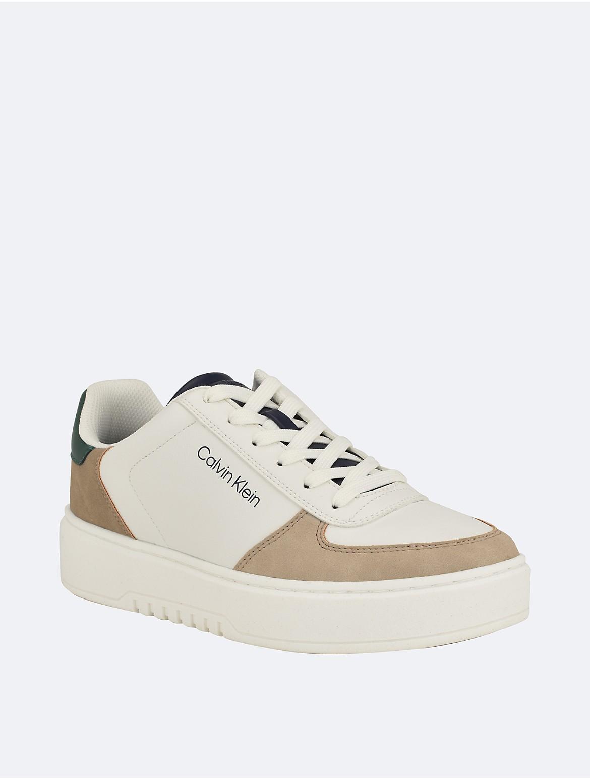 Calvin Klein Mens Kiko Lace-Up Casual Sneakers Product Image