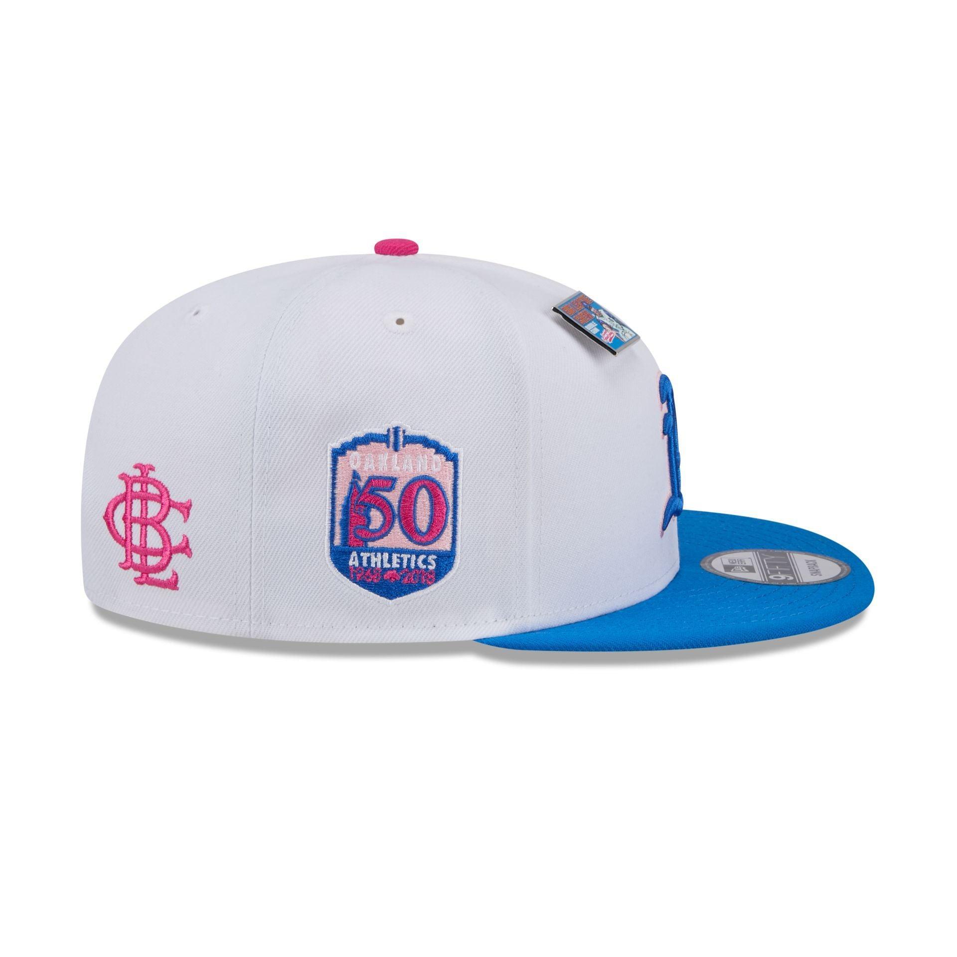 Big League Chew X Oakland Athletics Cotton Candy 9FIFTY Snapback Hat Male Product Image