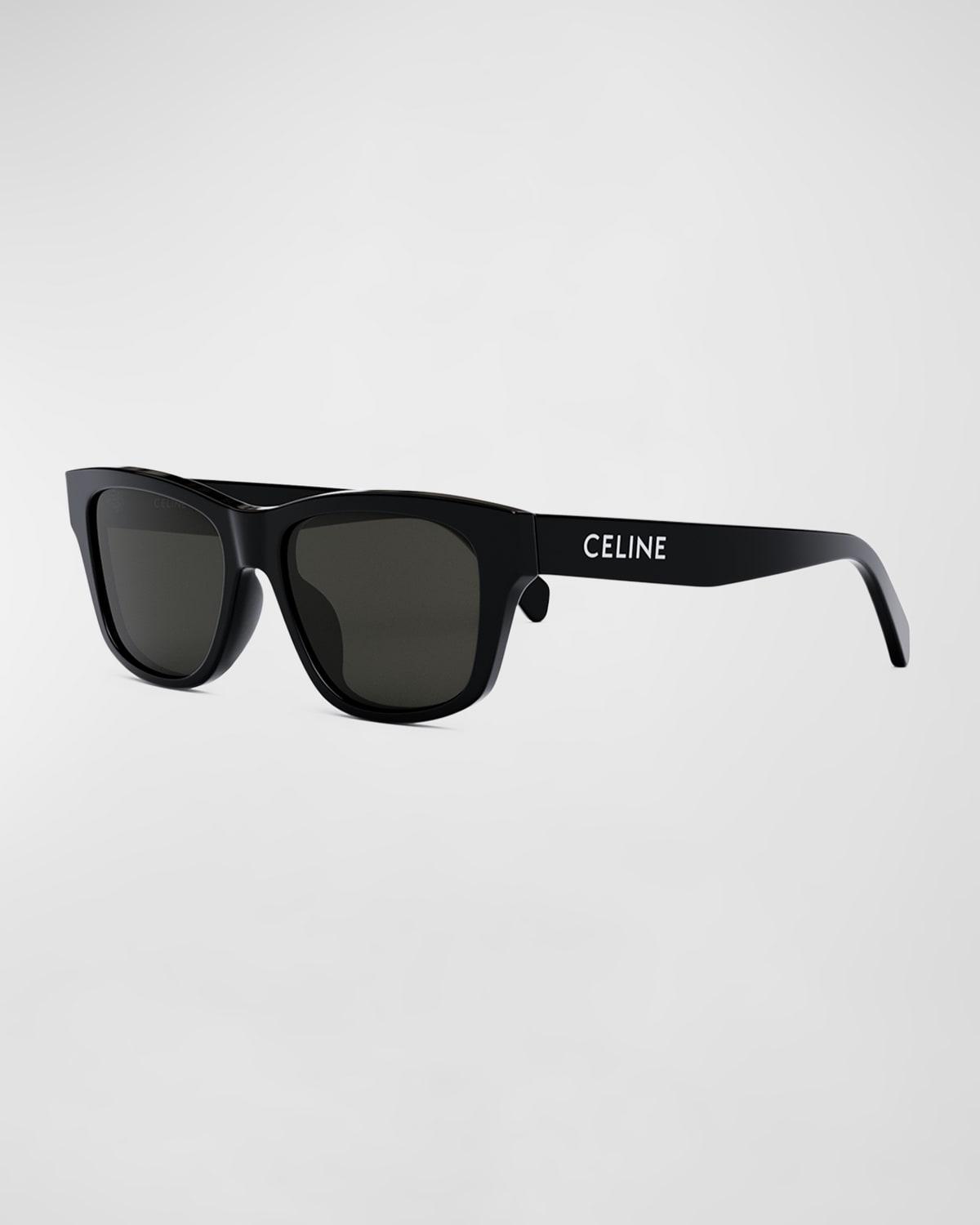 Logo Monochrome Rectangle Acetate Sunglasses Product Image