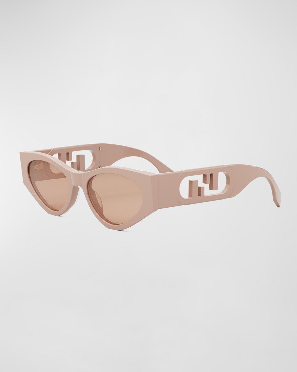 FENDI Womens OLock 54mm Cat Eye Sunglasses Product Image