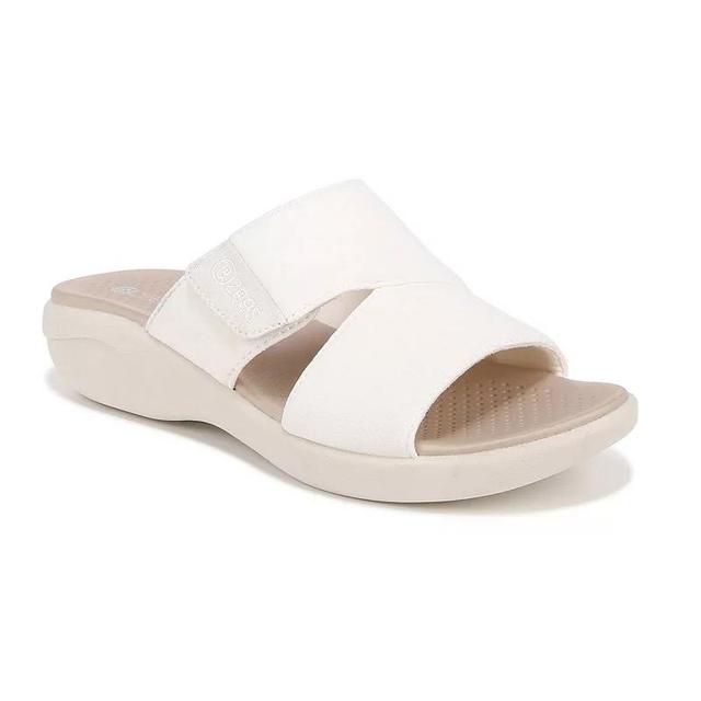 Bzees Carefree Womens Slide Sandals Sugar Ivory Product Image