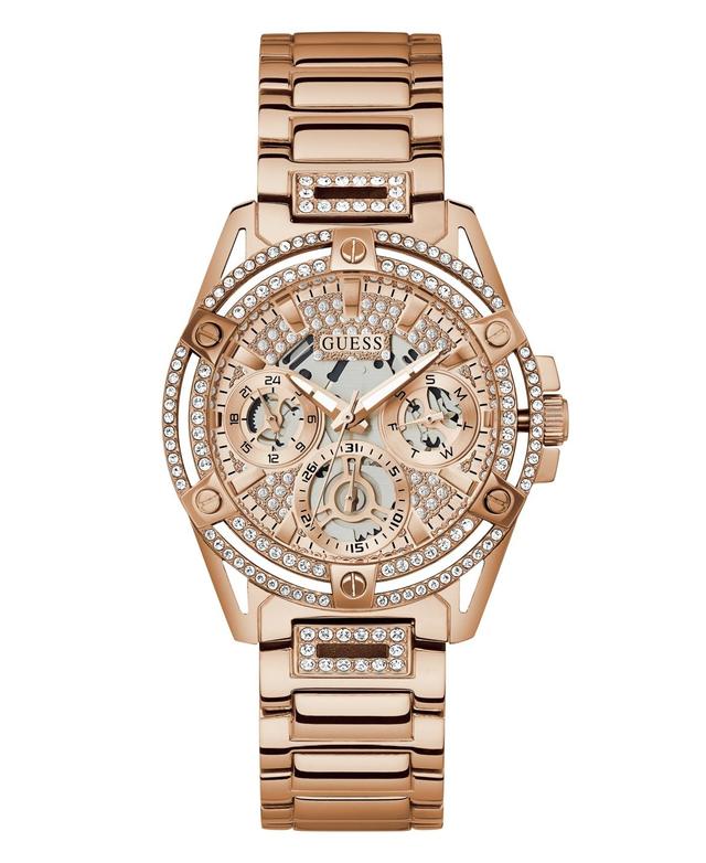 GUESS Multifunction Crystal Skeleton Bracelet Watch, 40mm Product Image