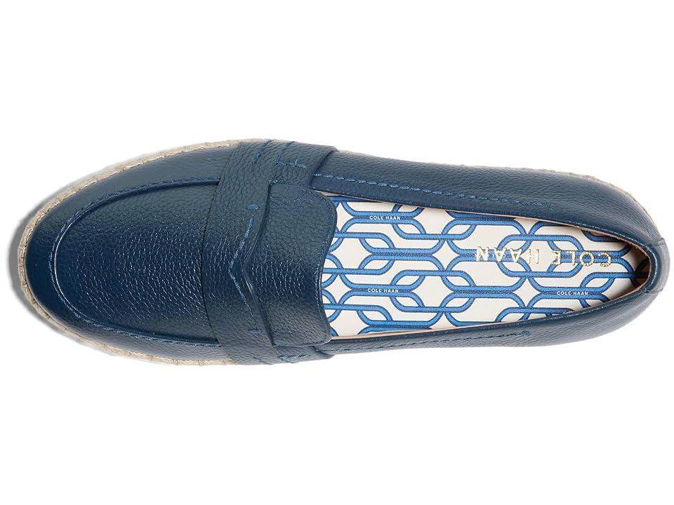 Cole Haan Cloudfeel Montauk Loafer (Blue Vwing Teal Leather) Women's Flat Shoes Product Image