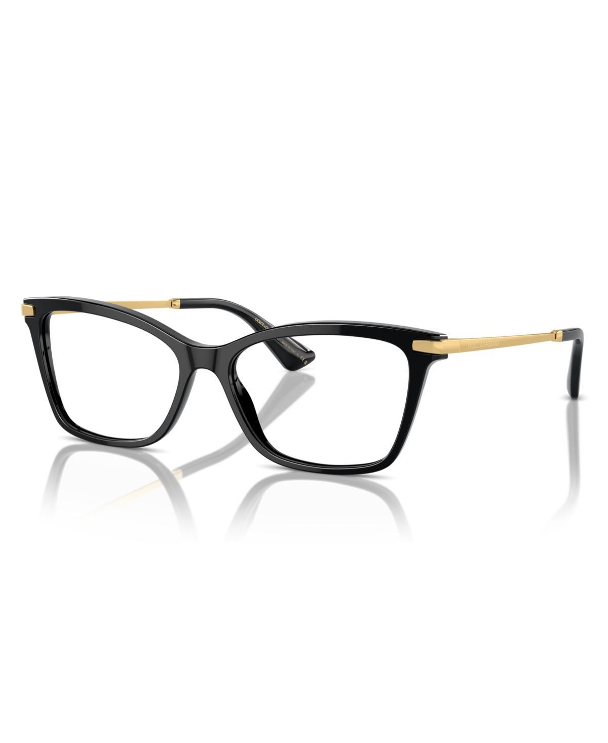 Dolce&Gabbana Womens Eyeglasses, DG3393 - Black Product Image