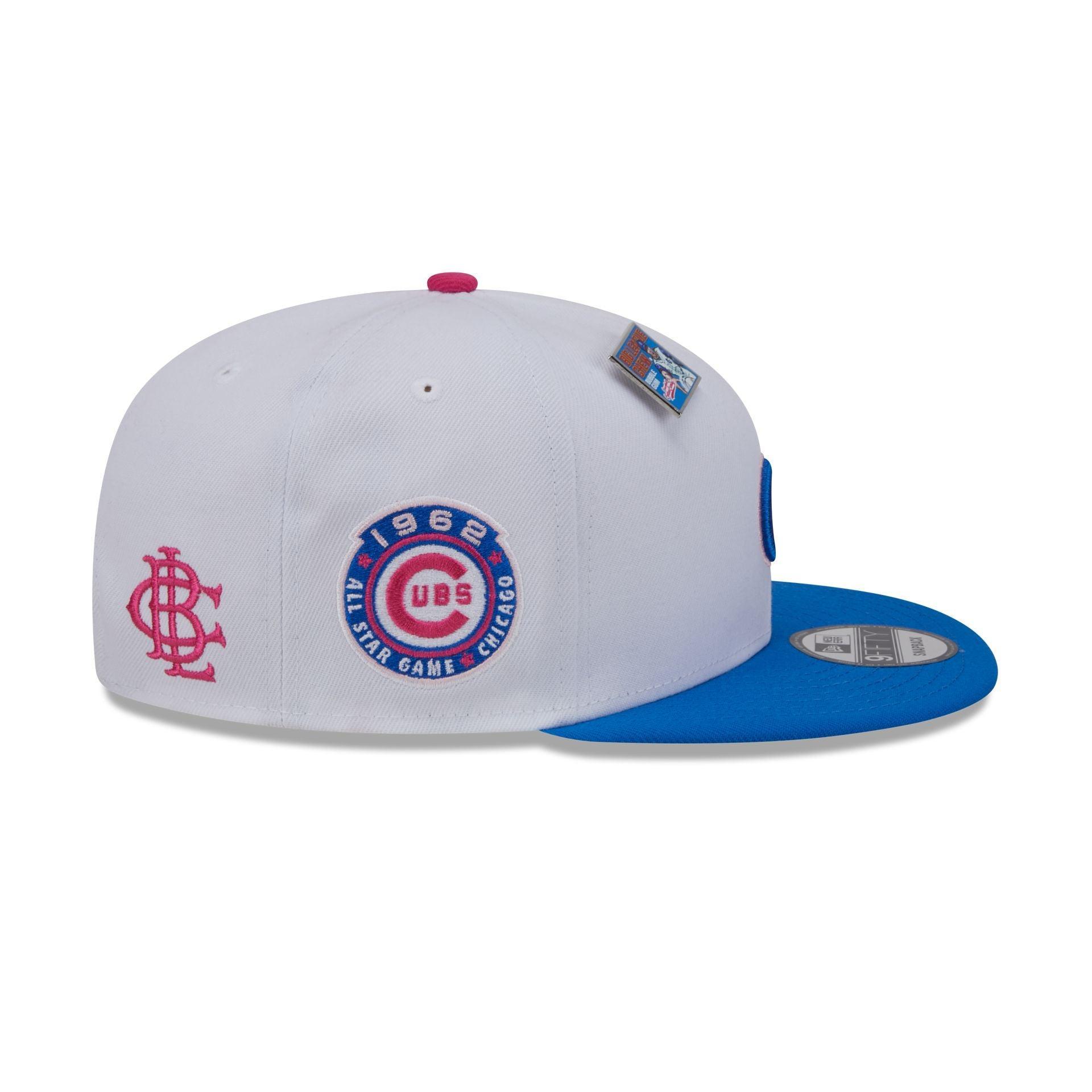 Big League Chew X Chicago Cubs Cotton Candy 9FIFTY Snapback Hat Male Product Image