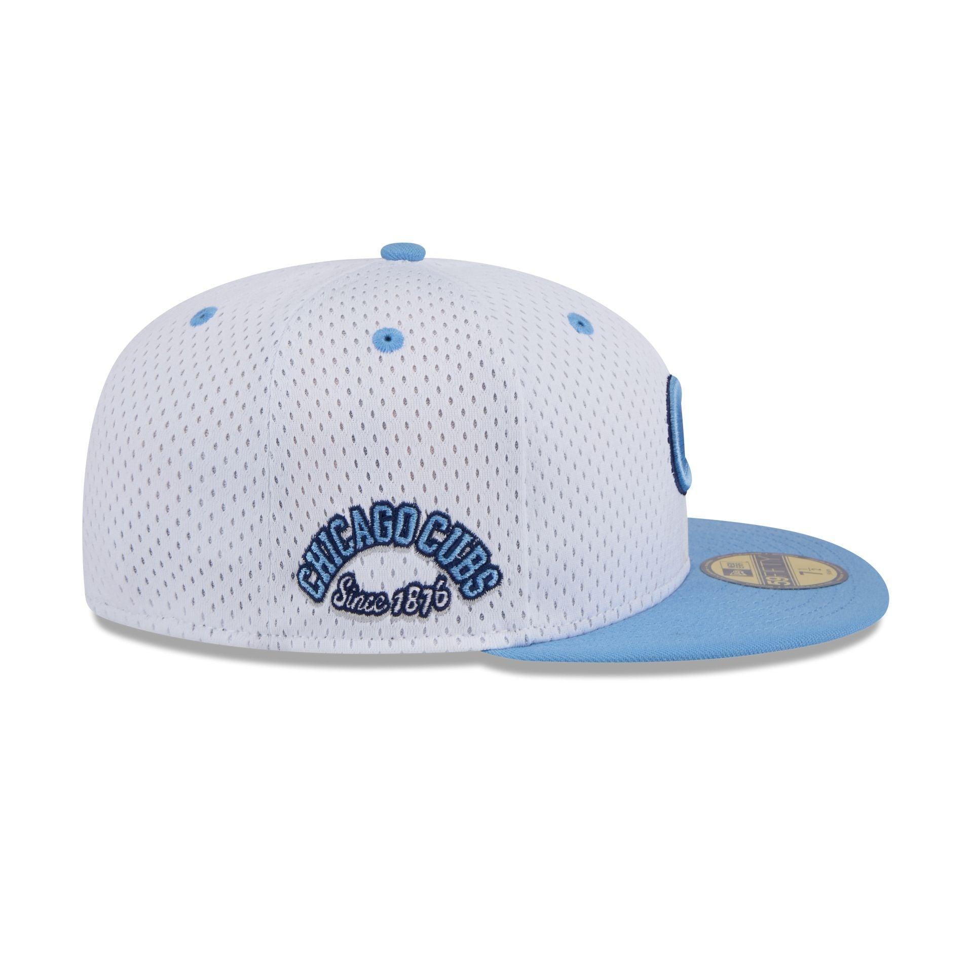 Chicago Cubs Throwback Mesh 59FIFTY Fitted Hat Male Product Image