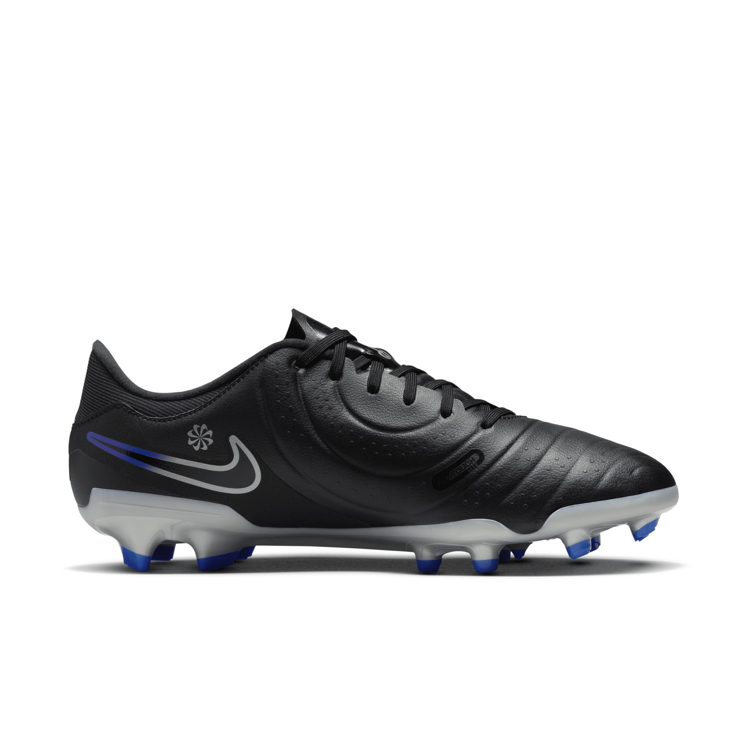 Nike Mens Nike Legend 10 Academy FG/MG - Mens Soccer Shoes Black/Chrome Product Image