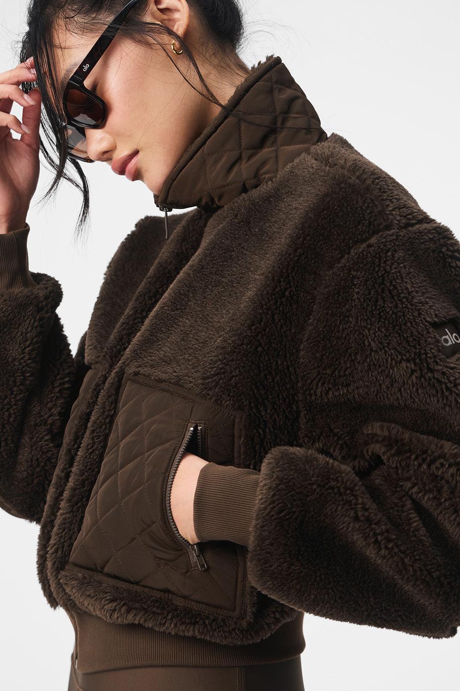 Sherpa Edge Bomber - Espresso Female Product Image