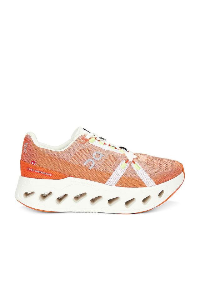 On Cloudeclipse Sneaker in Flame & Ivory - Orange. Size 6.5 (also in ). Product Image