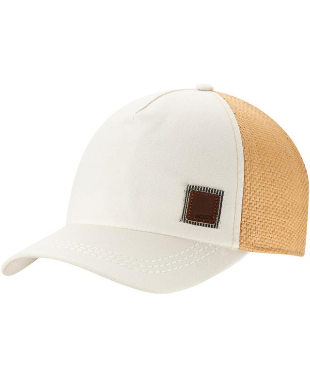 Womens Quiksilver White Roxy Incognito Adjustable Trucker Hat Product Image