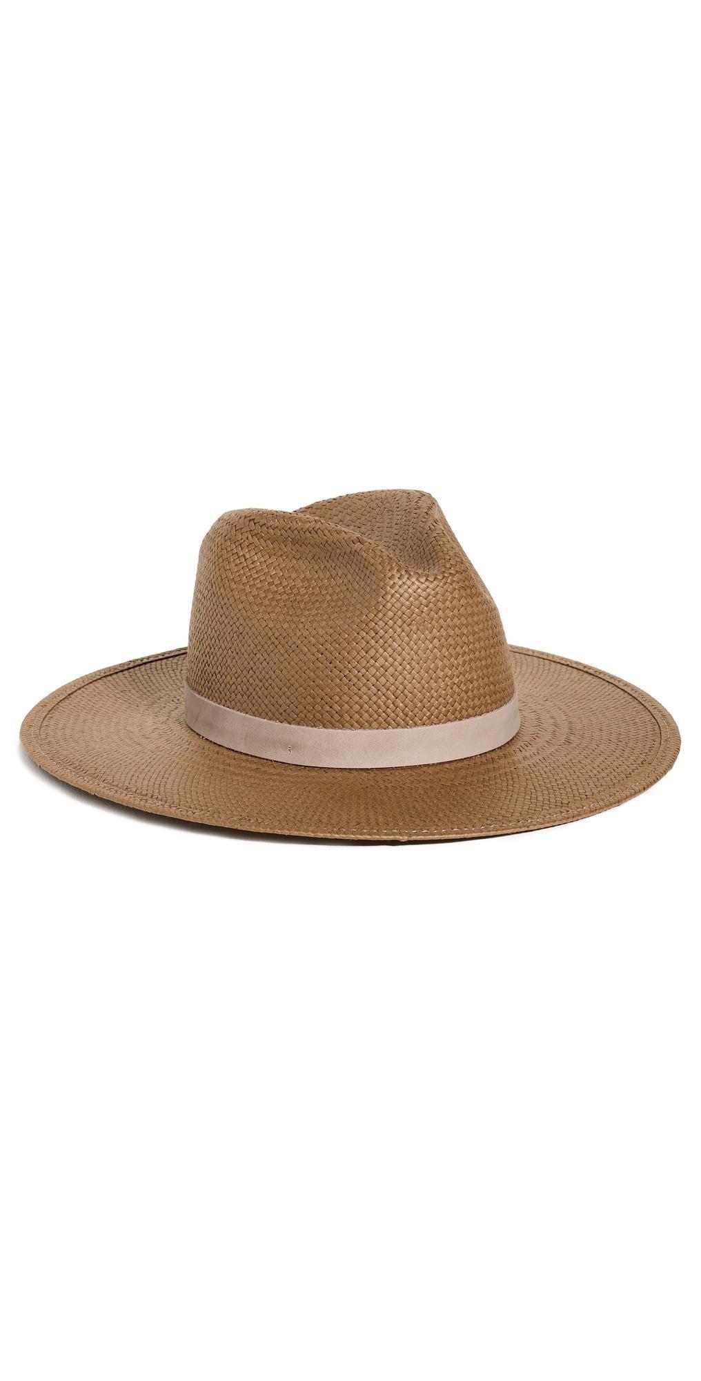 Janessa Leone Adriana Hat Brown. (also in L, S). Product Image