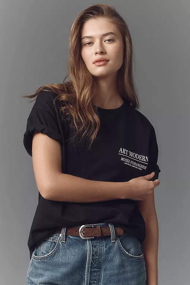 By Anthropologie Short-Sleeve Crewneck Tee Product Image