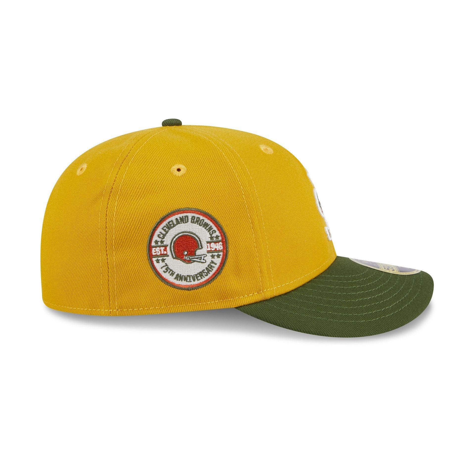 Miami Dolphins Gold Wood Retro Crown 9FIFTY Snapback Hat Male Product Image