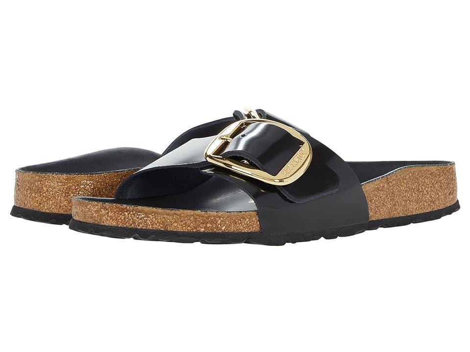 Birkenstock Madrid Big Buckle High Shine (High Shine Leather) Women's Sandals Product Image