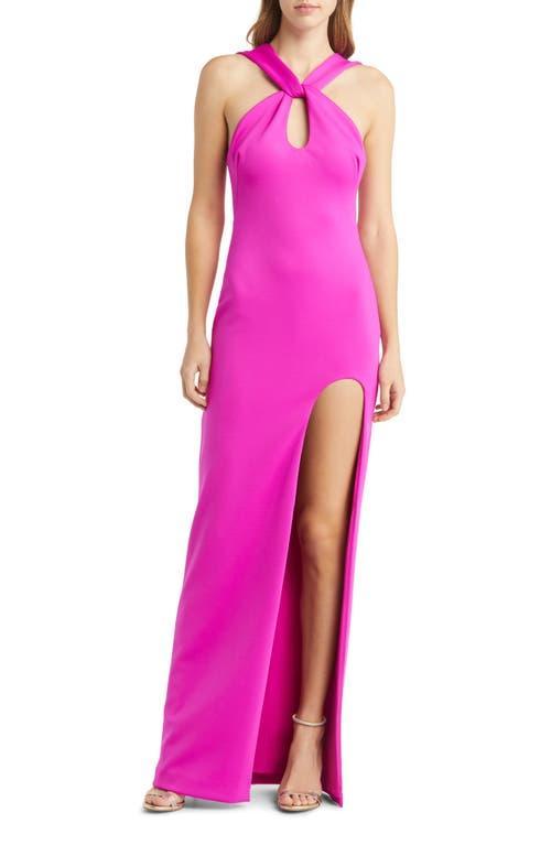 Womens Eve Taya Twisted Halterneck Gown Product Image