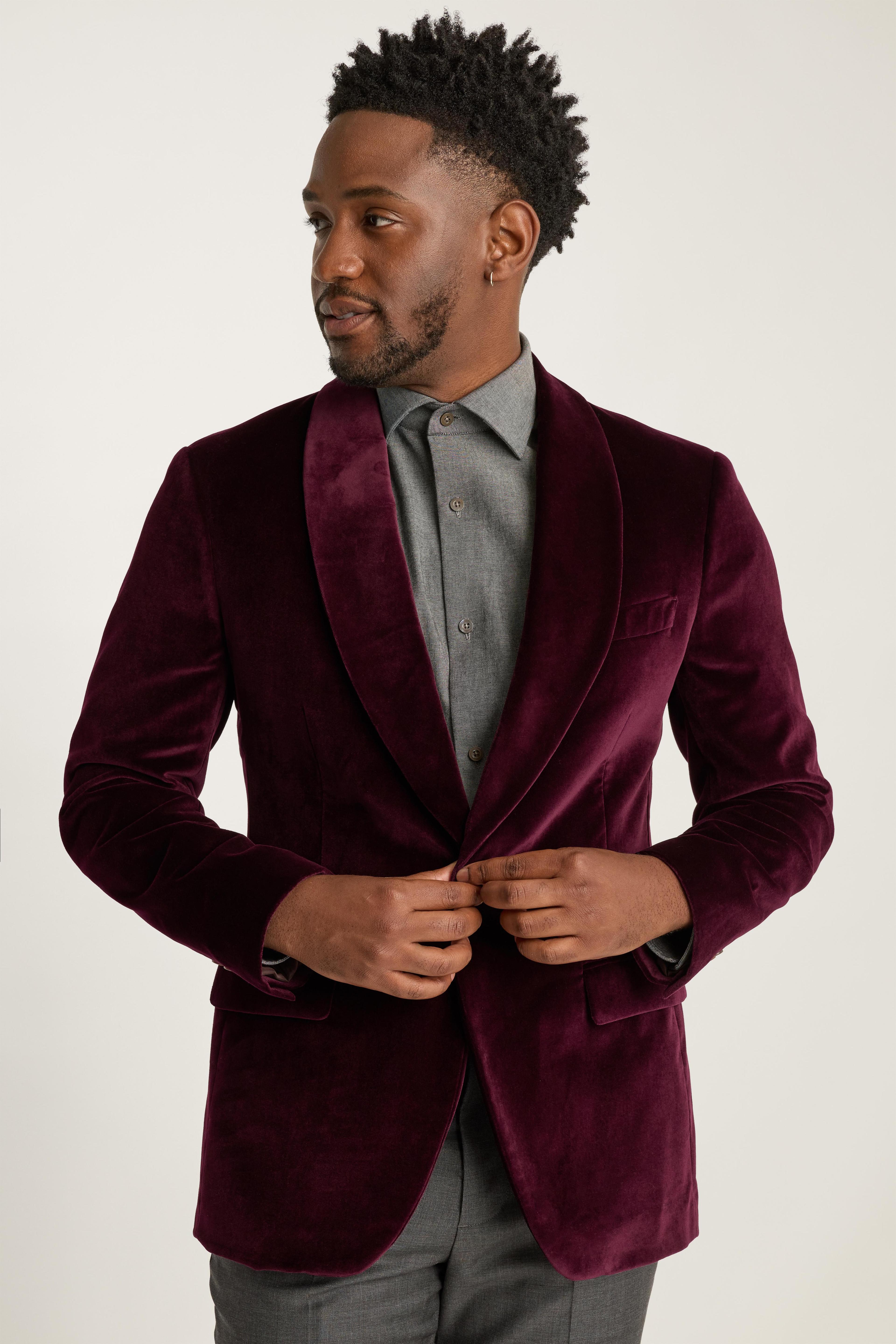 Jetsetter Italian Velvet Blazer Product Image