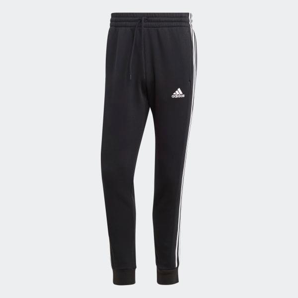 Essentials Fleece 3-Stripes Tapered Cuff Pants Product Image