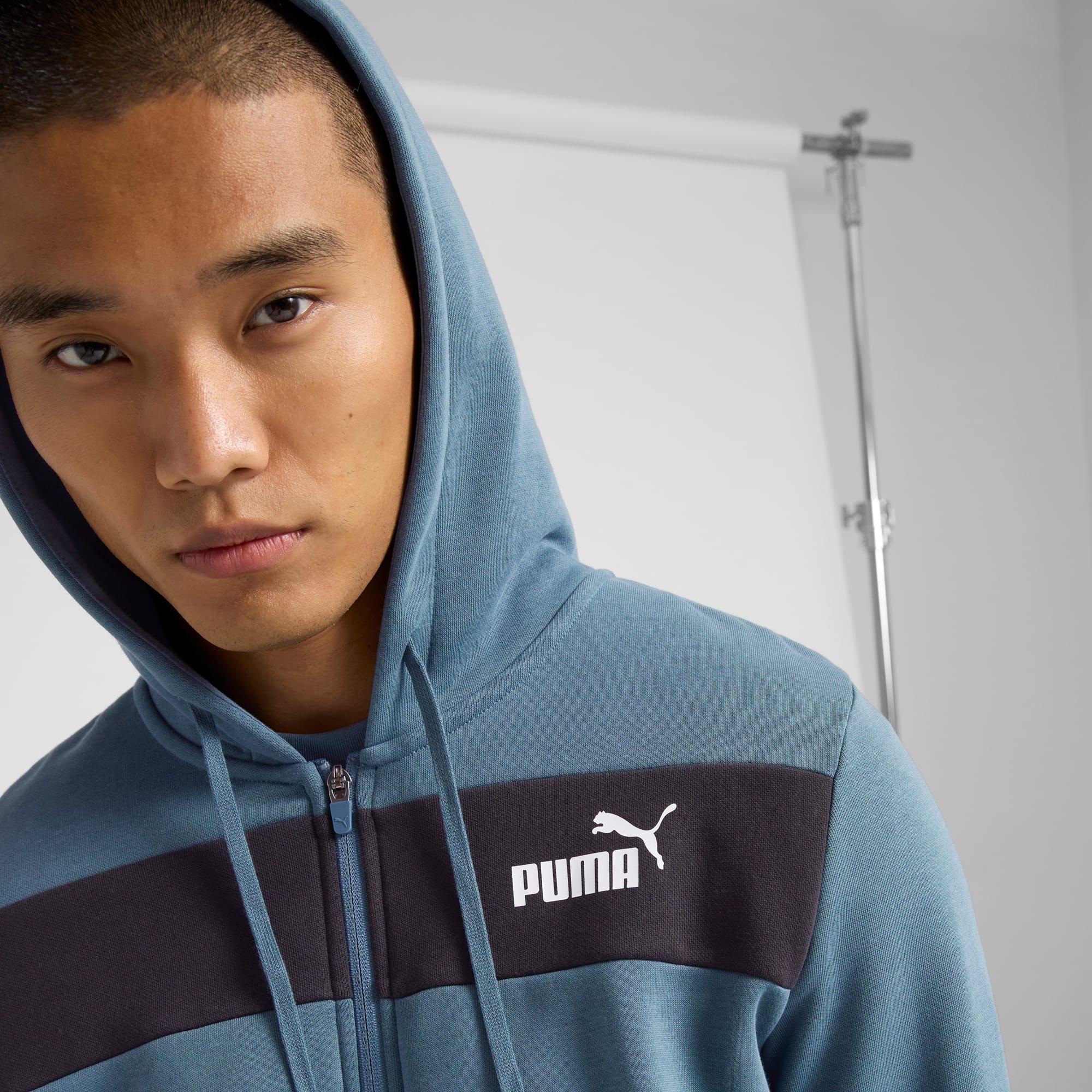 PUMA Power Men's Colorblock Hoodie Product Image