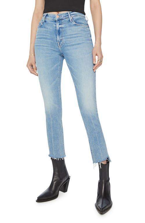 MOTHER The Dazzler Step Hem Ankle Skinny Jeans Product Image