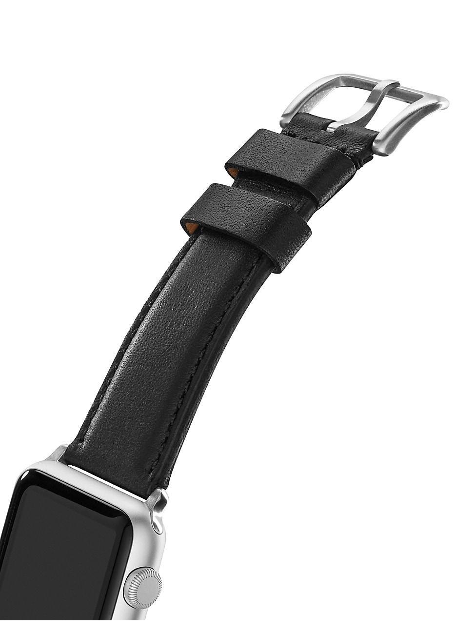 Mens 24mm Aniline Latigo Leather Strap for Apple Watch Product Image