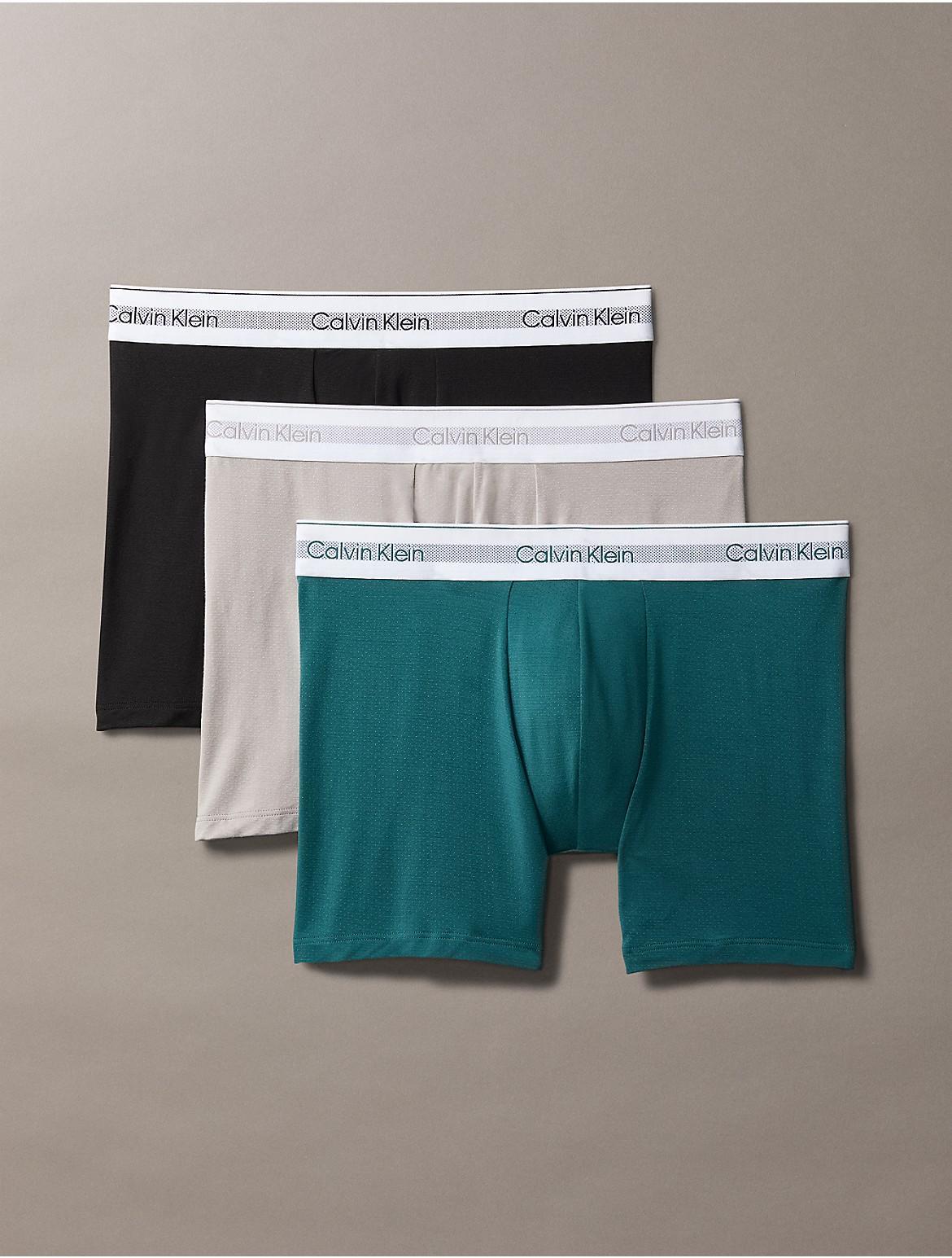 Calvin Klein Mens Modern Air 3-Pack Boxer Brief - Black - M Product Image