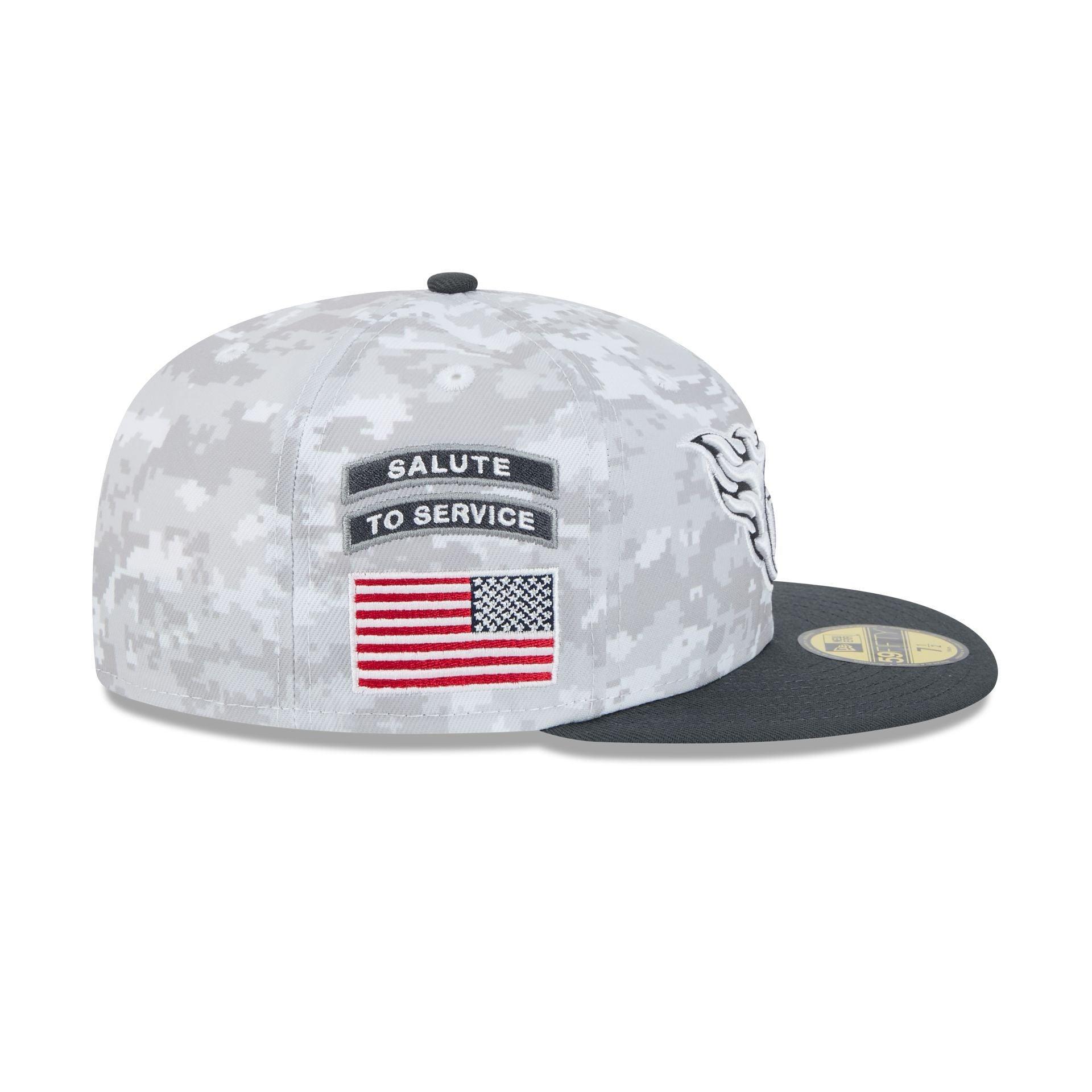 Tennessee Titans 2024 Salute to Service 59FIFTY Fitted Hat Male Product Image