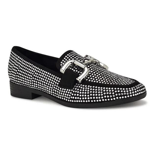 Nine West Lilmas Embellished Womens Slip-On Dress Flat Loafers Product Image