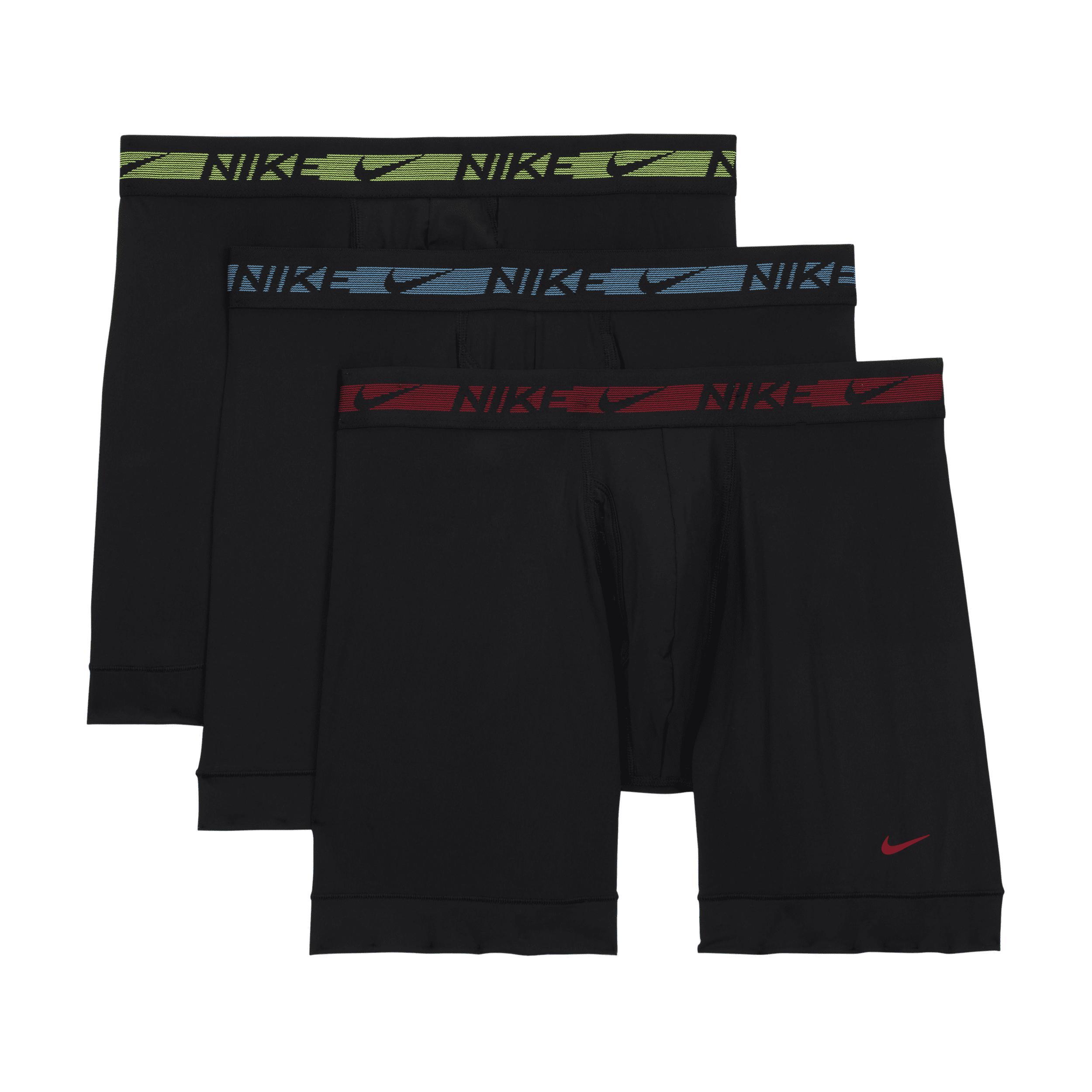 Nike Men's Dri-FIT Ultra-Stretch Micro Boxer Briefs (3-Pack) Product Image