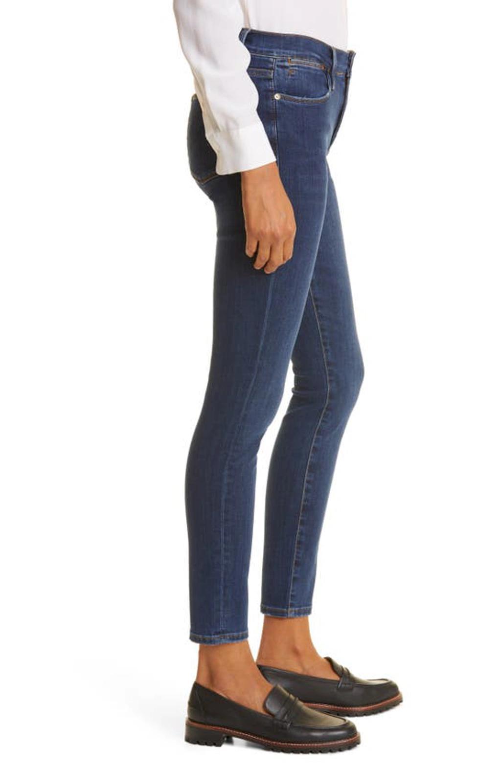 FRAME Le High Skinny Distressed High-rise Skinny Jeans In Dublin Product Image