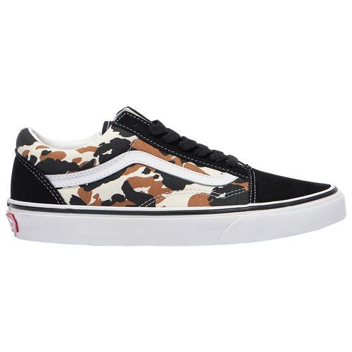 Vans Womens Old Skool Cow - Shoes Black/Bronw/White Product Image