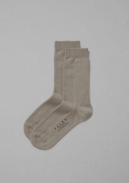 Falke Cosy Wool Socks | Stone Product Image