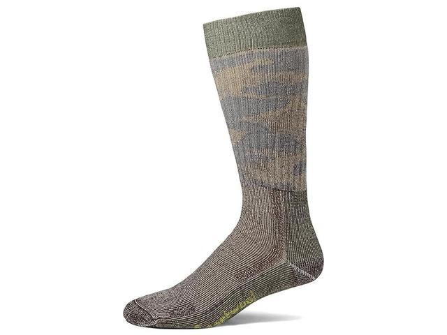 Smartwool Hunt Classic Edition Full Cushion Camo Tall Crew (Chestnut) Men's No Show Socks Shoes Product Image