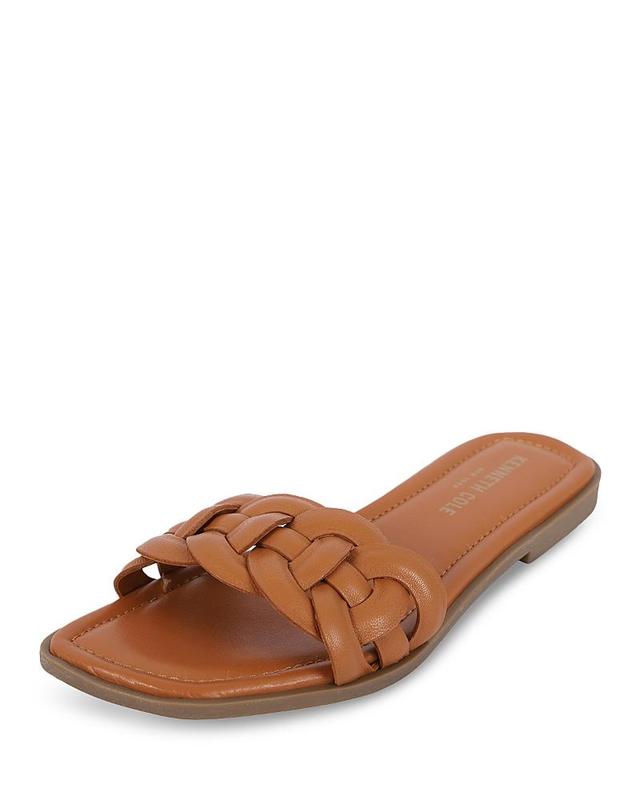 Kenneth Cole Womens Faye Slip On Braided Slide Sandals Product Image